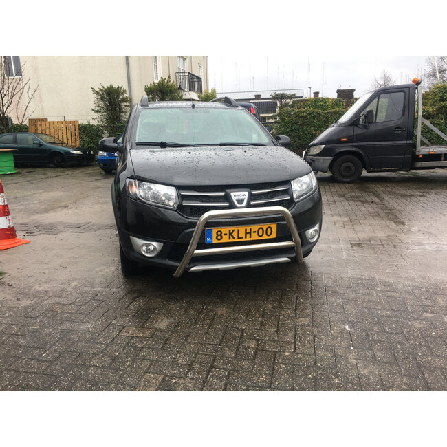 Dacia Sandero Pushbar Bullbar met carterbescherming