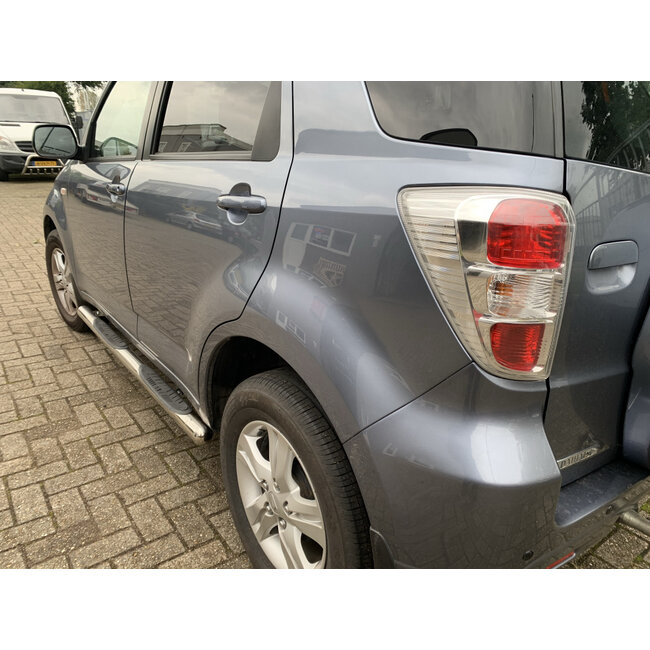 Daihatsu Terios Sidebars 70mm met opstapjes