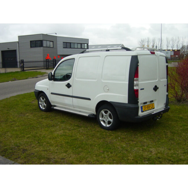 Fiat Doblo Oud Fiat Doblo Nieuw Dakrails aluminium chroom L2
