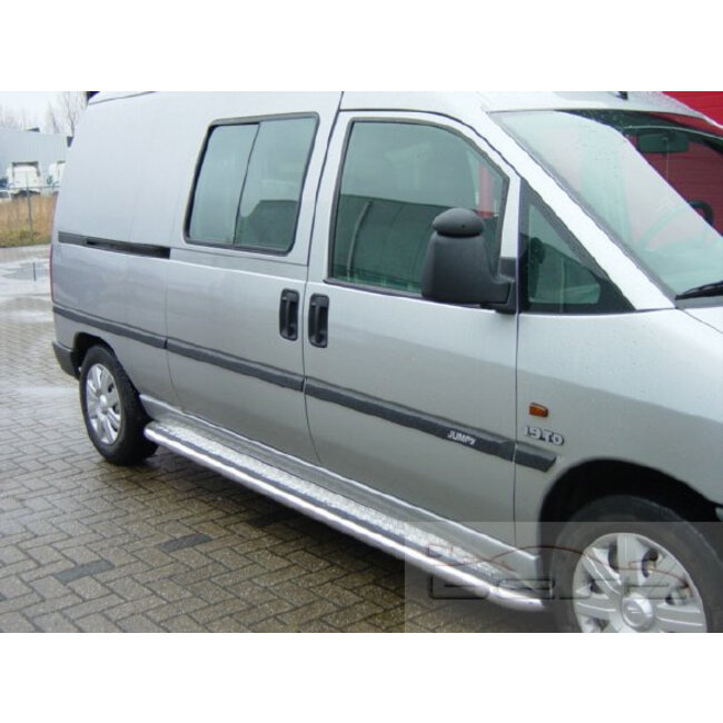 Fiat Scudo Sidebars met aluminium trede L1