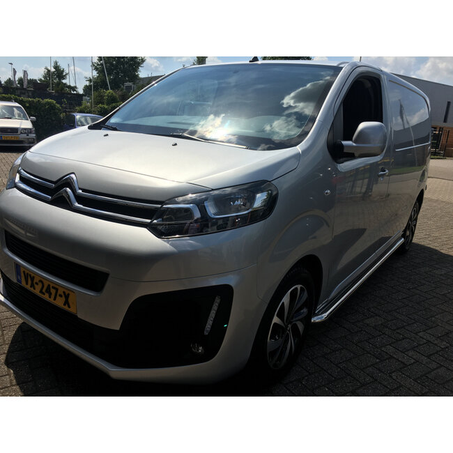 Fiat Scudo Sidebars met rvs trede L1