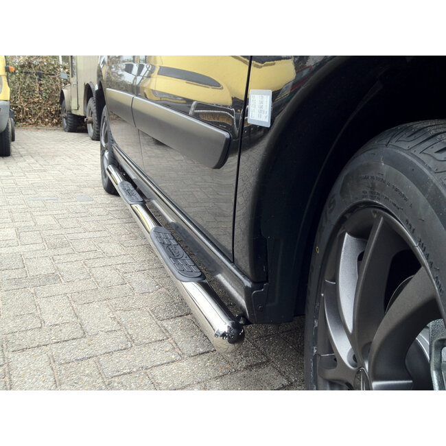 Fiat Scudo Sidebars rechte buis 70 mm met opstapjes L1