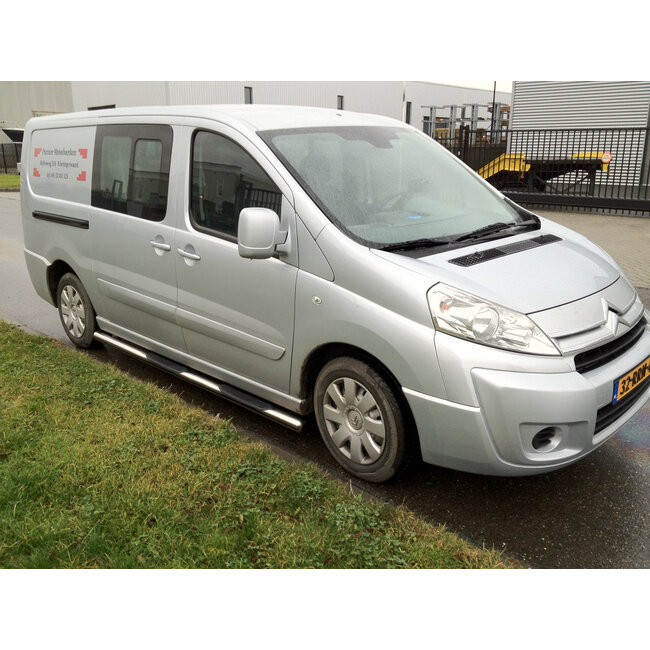 Fiat Scudo Sidebars rechte buis 70 mm met opstapjes L2
