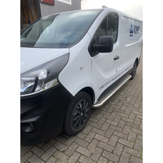 Fiat Talento Sidebars met rvs platen L2