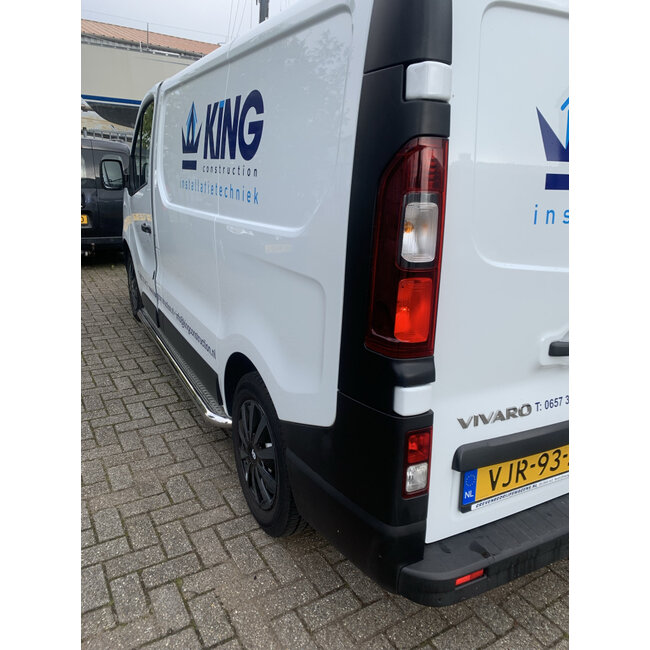 Fiat Talento Sidebars met rvs platen L2