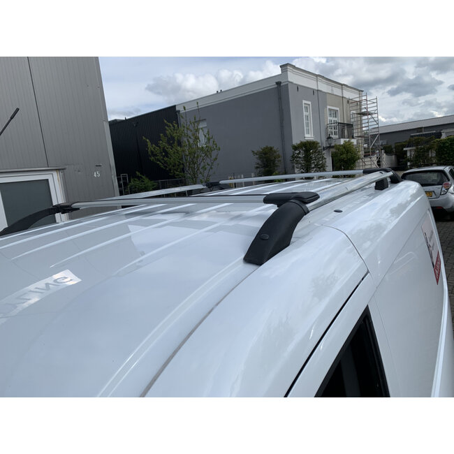 Ford Transit Connect Dakrails aluminium chroom L2