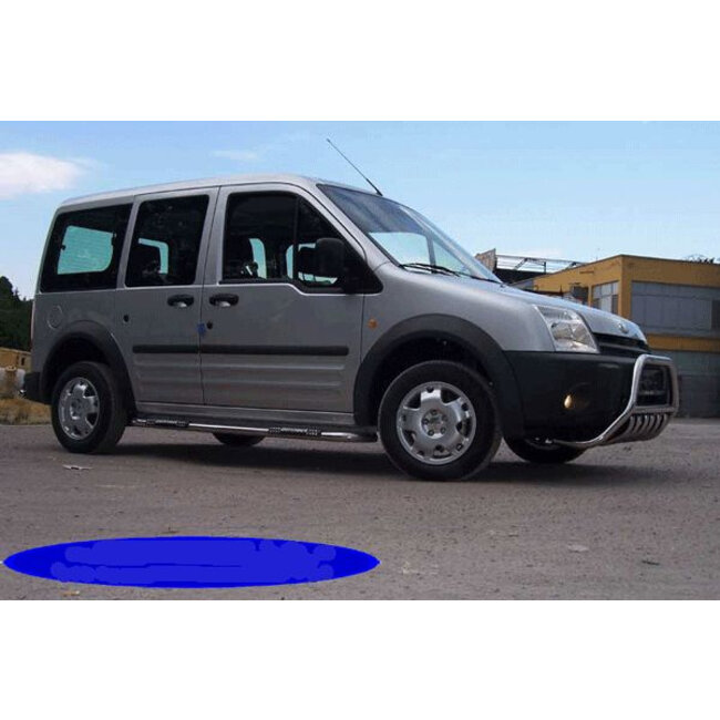 Ford Transit Connect Sidebars met aluminium trede L1