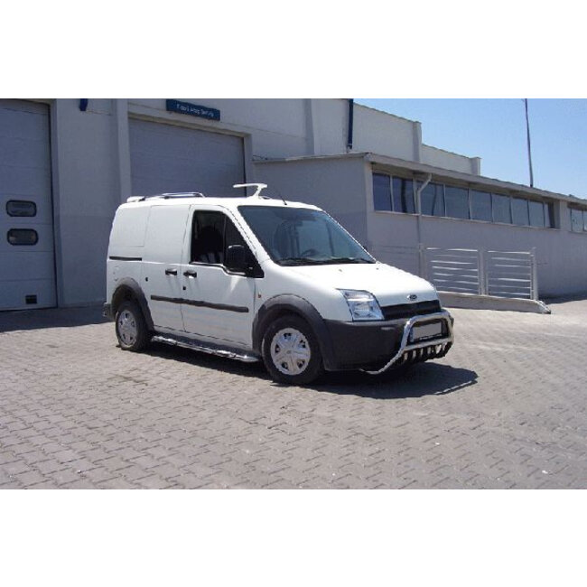 Ford Transit Connect Sidebars met aluminium trede L1