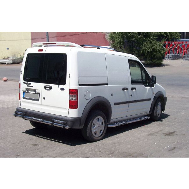 Ford Transit Connect Sidebars met aluminium trede L1