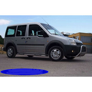 Ford Transit Connect Sidebars met aluminium trede L2