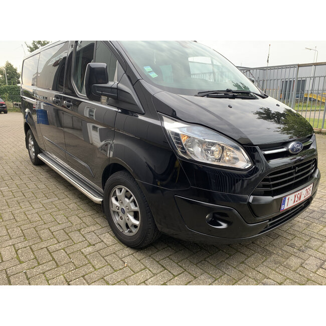 Ford Transit Sidebars met rvs trede L1