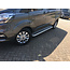 Ford Transit Sidebars met rvs trede L1