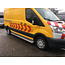 Ford Transit Sidebars met rvs trede L2