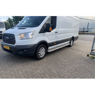 Ford Transit Sidebars met rvs trede L3/L4