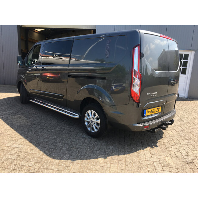 Ford Transit Sidebars met rvs trede L3/L4