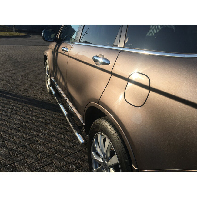 Honda CRV 2010+ Sidebars 70 mm met steps