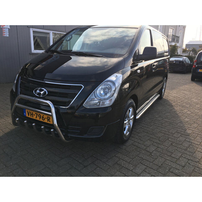Hyundai H1 H300 Sidebars buis 60 mm met RVS trede L2