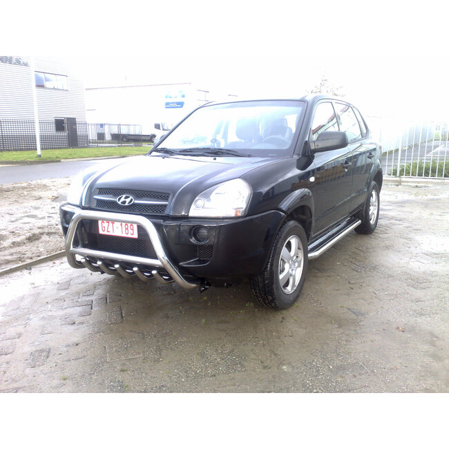 Hyundai Tucson Sidebars met rvs trede