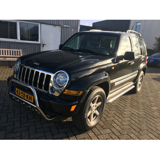 Jeep Cherokee Sidebars met rvs trede