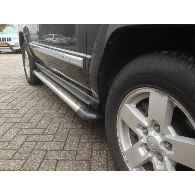 Jeep Commander Sidebars Sidesteps Bullbar Pushbar