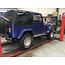 Jeep Wrangler YJ Sidebars RVS plaat