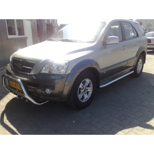 Kia Sorento 2003-2010 Sidebars met aluminium treeplank