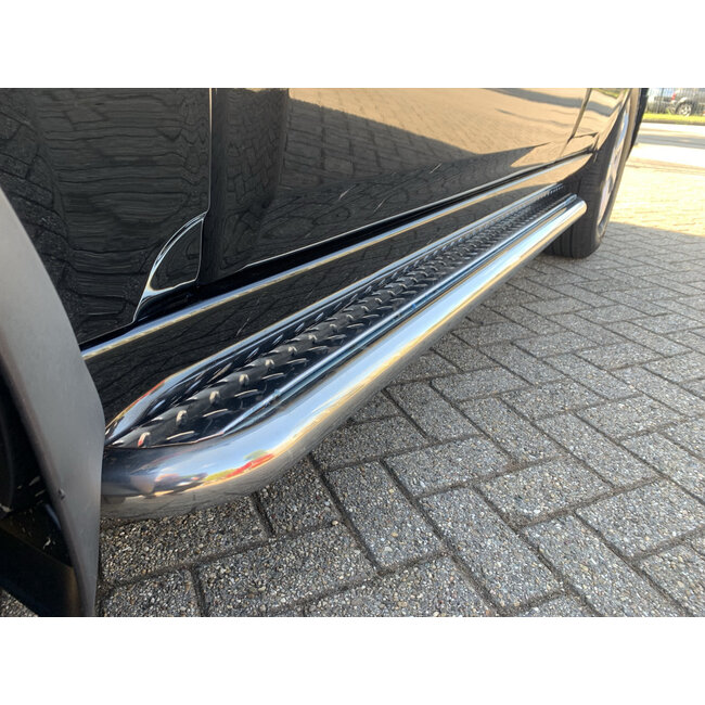 Kia Sorento 2003-2010 Sidebars met RVS trede