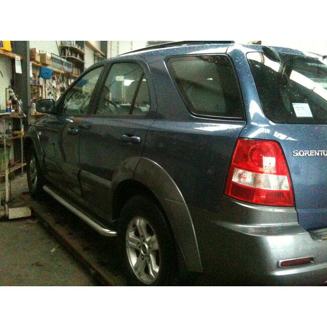 Kia Sorento 2003-2010 Sidebars met RVS trede
