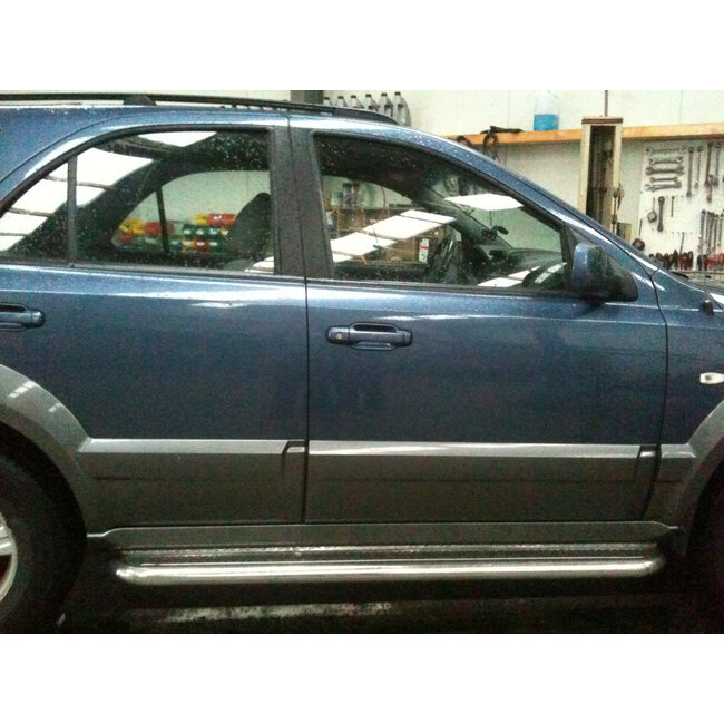 Kia Sorento 2003-2010 Sidebars met RVS trede
