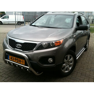 Kia Sorento 2010- Sidebars met aluminium trede