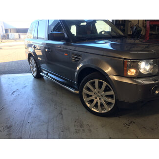 Land Rover Range Rover Sport Sidebars met rvs trede