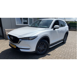 Mazda CX5 Sidebars met rvs trede