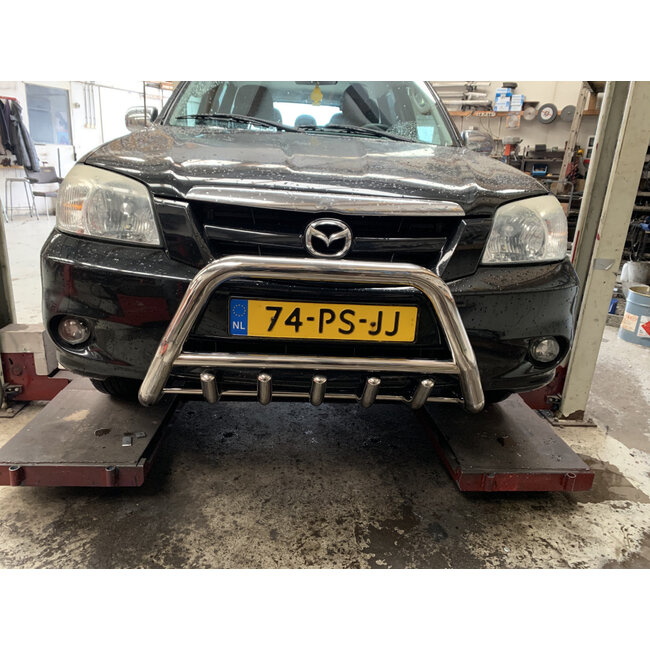 Mazda Tribute Pushbar Bullbar met carterbeschermer