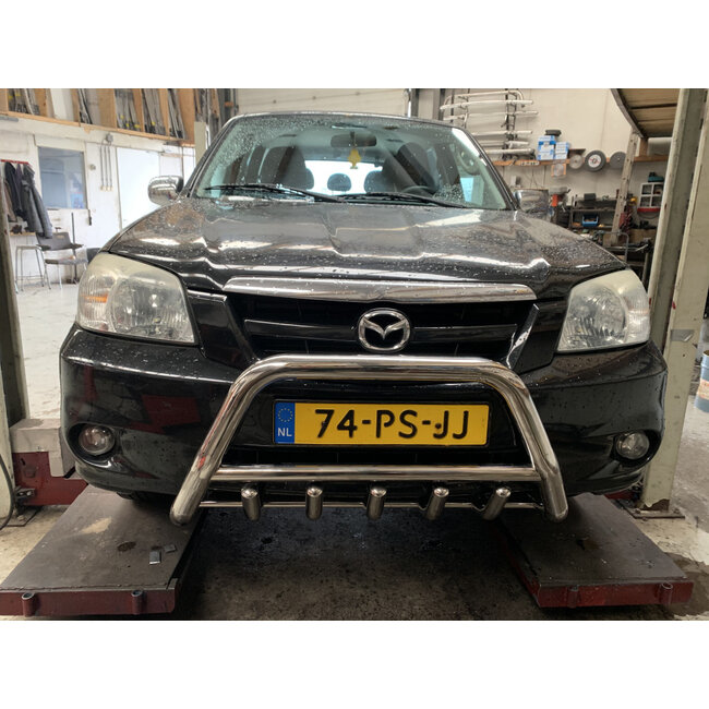 Mazda Tribute Pushbar Bullbar met carterbeschermer