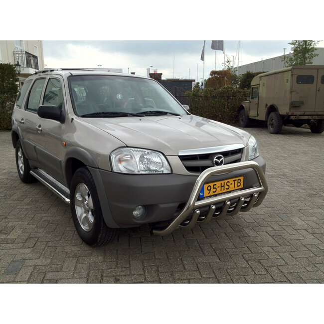 Mazda Tribute Pushbar Bullbar met carterbeschermer