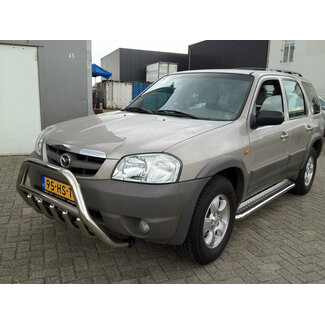 Mazda Tribute Sidebars met aluminium trede