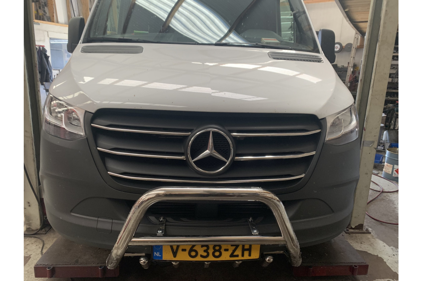 MB Sprinter Spielzeugauto Rot - Holzspielzeug Modell 1652