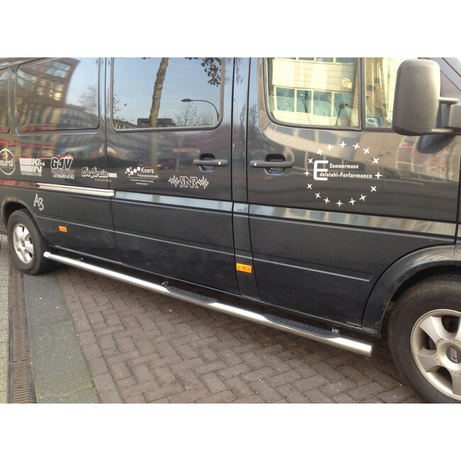Mercedes Sprinter W906 Sidebars sidesteps met opstapjes L2