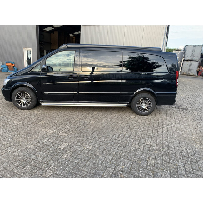 Mercedes Viano Sidebars met rvs trede L1/L2