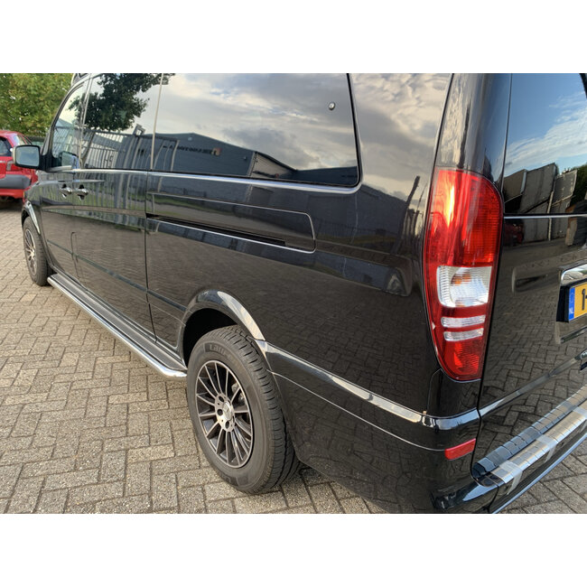 Mercedes Viano Sidebars met rvs trede L1/L2