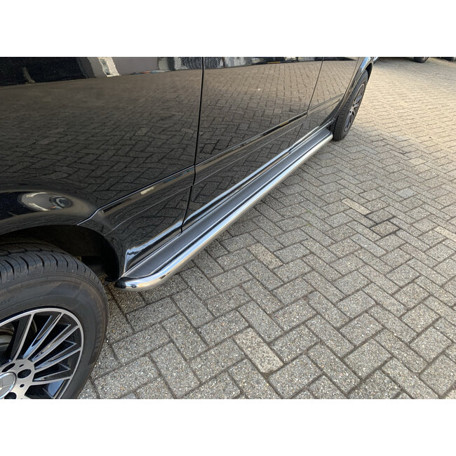 Mercedes Viano Sidebars met rvs trede L1/L2
