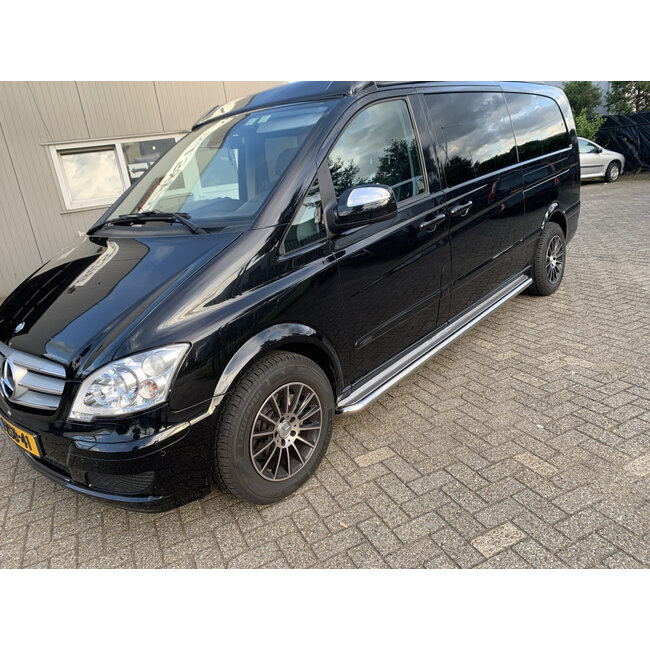 Mercedes Viano Sidebars met rvs trede L3