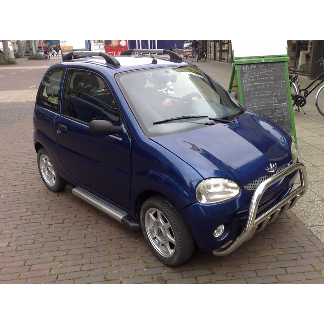 MiniCar Dakrails Aluminium Chroom