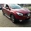 Nissan Qashqai Sidebars met aluminium trede