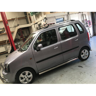 Opel Agila Dakrails Aluminium Chroom