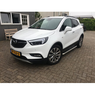 Opel Mokka Sidebars met rvs platen
