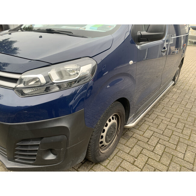 Peugeot Expert Sidebars met rvs treeplanken L2/L3