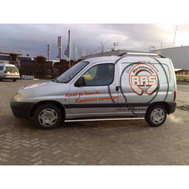 Peugeot Partner Dakrails Aluminium Chroom