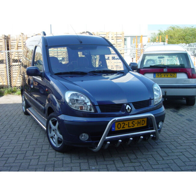 Renault Kangoo Pushbar Bullbar met carterbeschermer