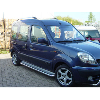 Renault Kangoo Sidebars met aluminium treeplank L1